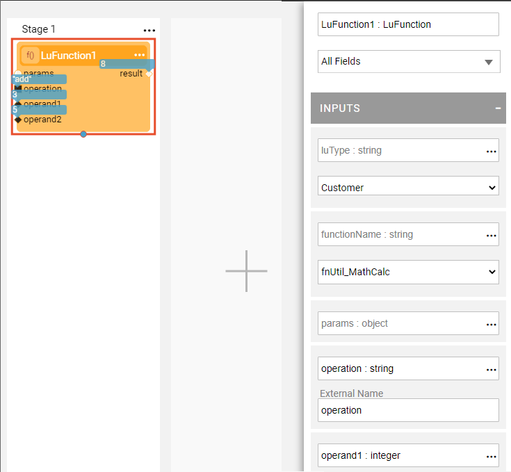 LuFucntion Actor using soap function