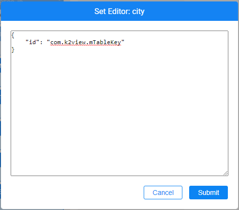 mtable editor