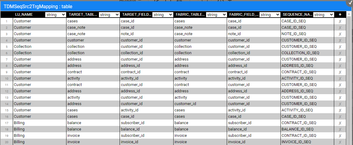 seq mapping