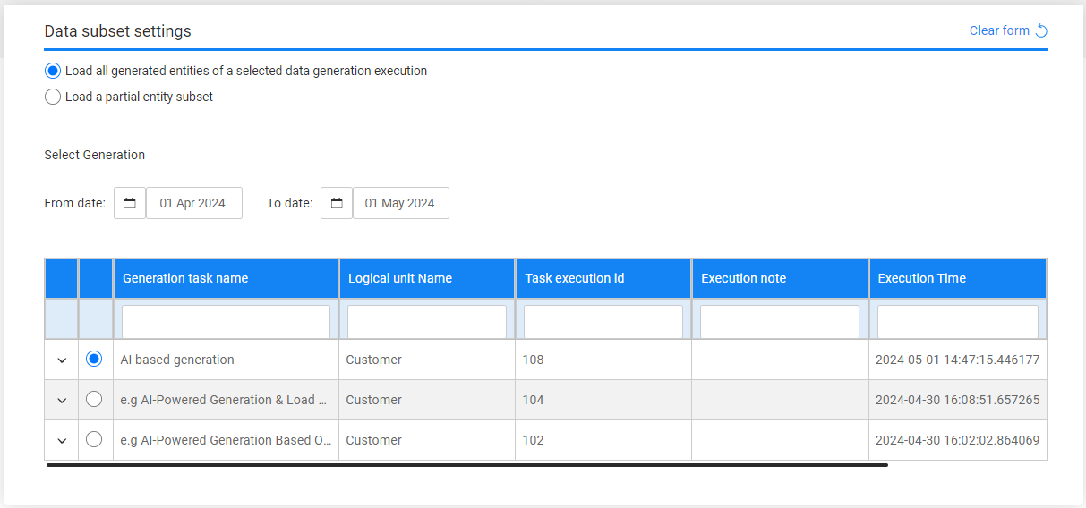 load generation