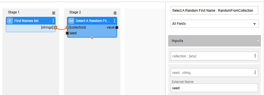 seeded random example