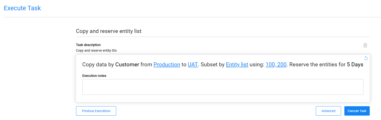 task execution example